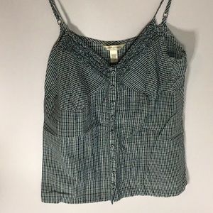 Banana republic teal camisole